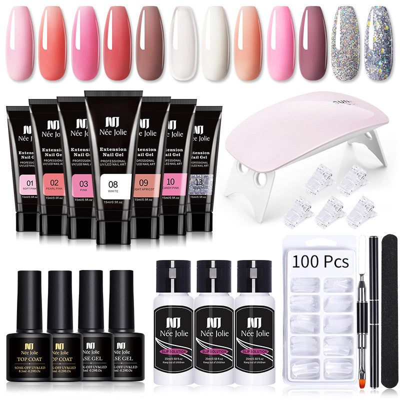 image-Crystal Extension Glue Set - 15ml Quick-Drying Long-Lasting