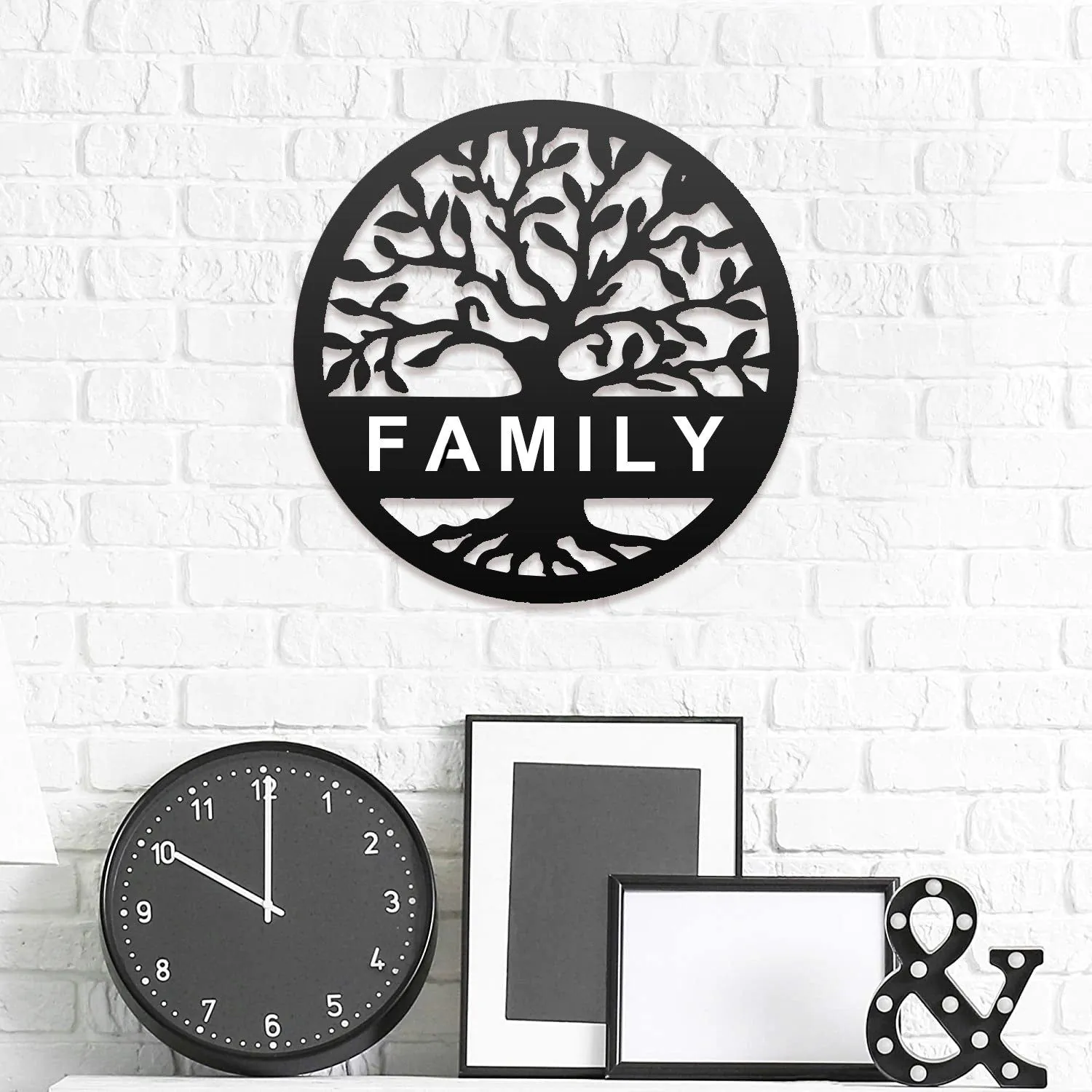 image-Cross-Border Laser Metal Wall Pendant 