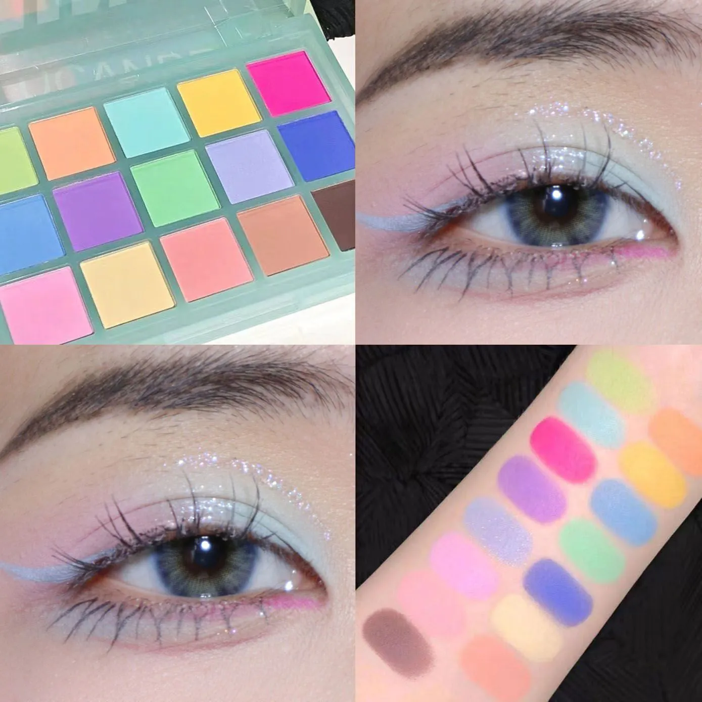 image-INS Macaron Eyeshadow Palette - Pink Multi-Color