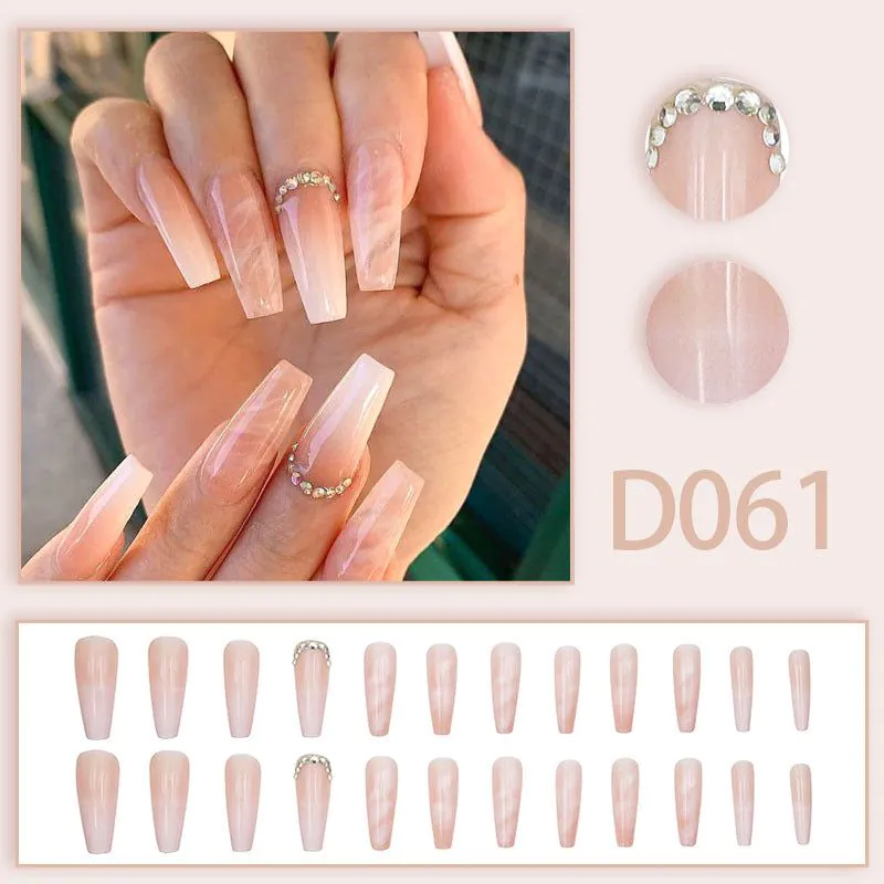 image-Fake Nails - Star Pattern Wearable Glue-On Nails