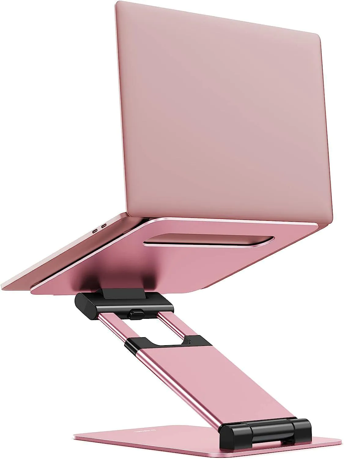 image-Adjustable Telescopic Laptop Stand - Height Lift Bracket Support