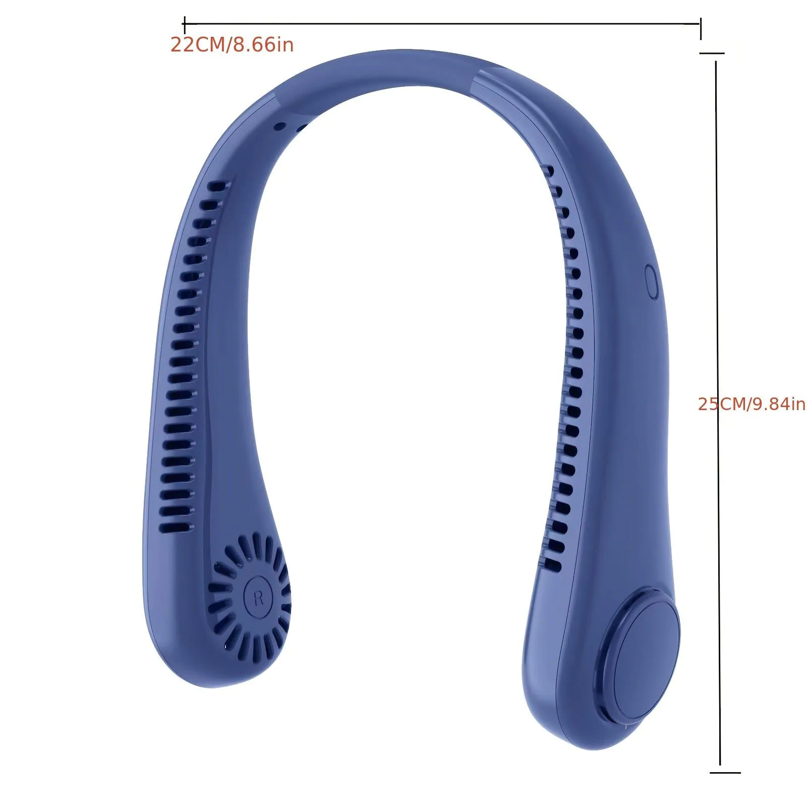 image-Hanging Neck Fan - Leafless Portable 3-Speed USB