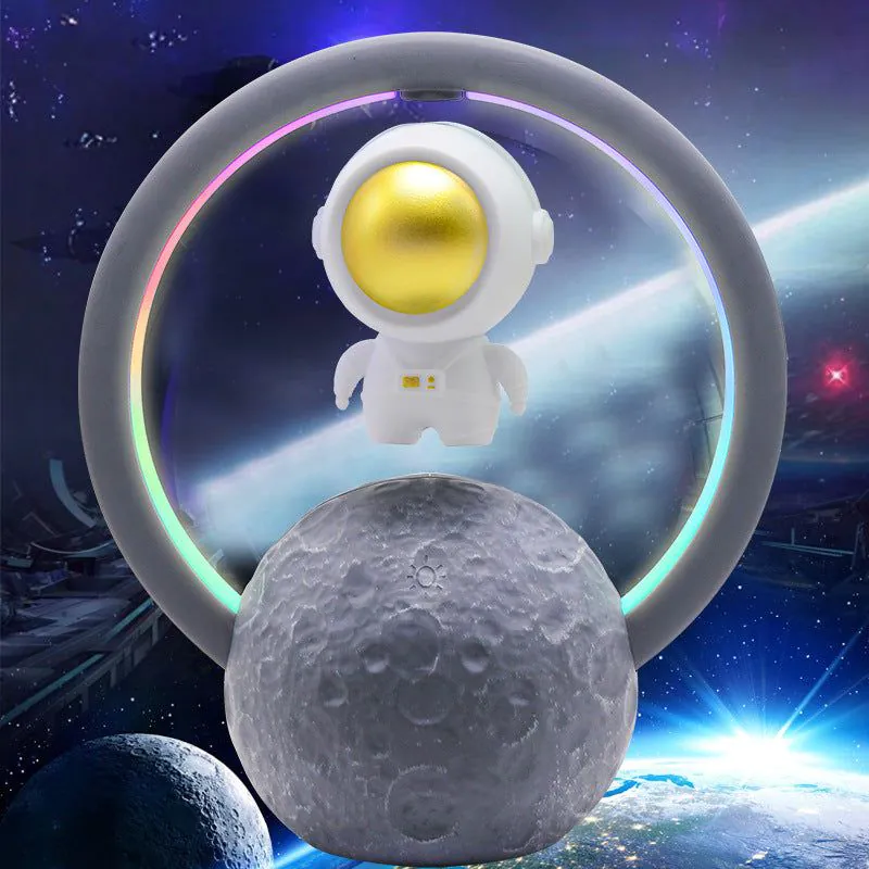 image-Suspended Astronaut Bluetooth Speaker RGB Night Light