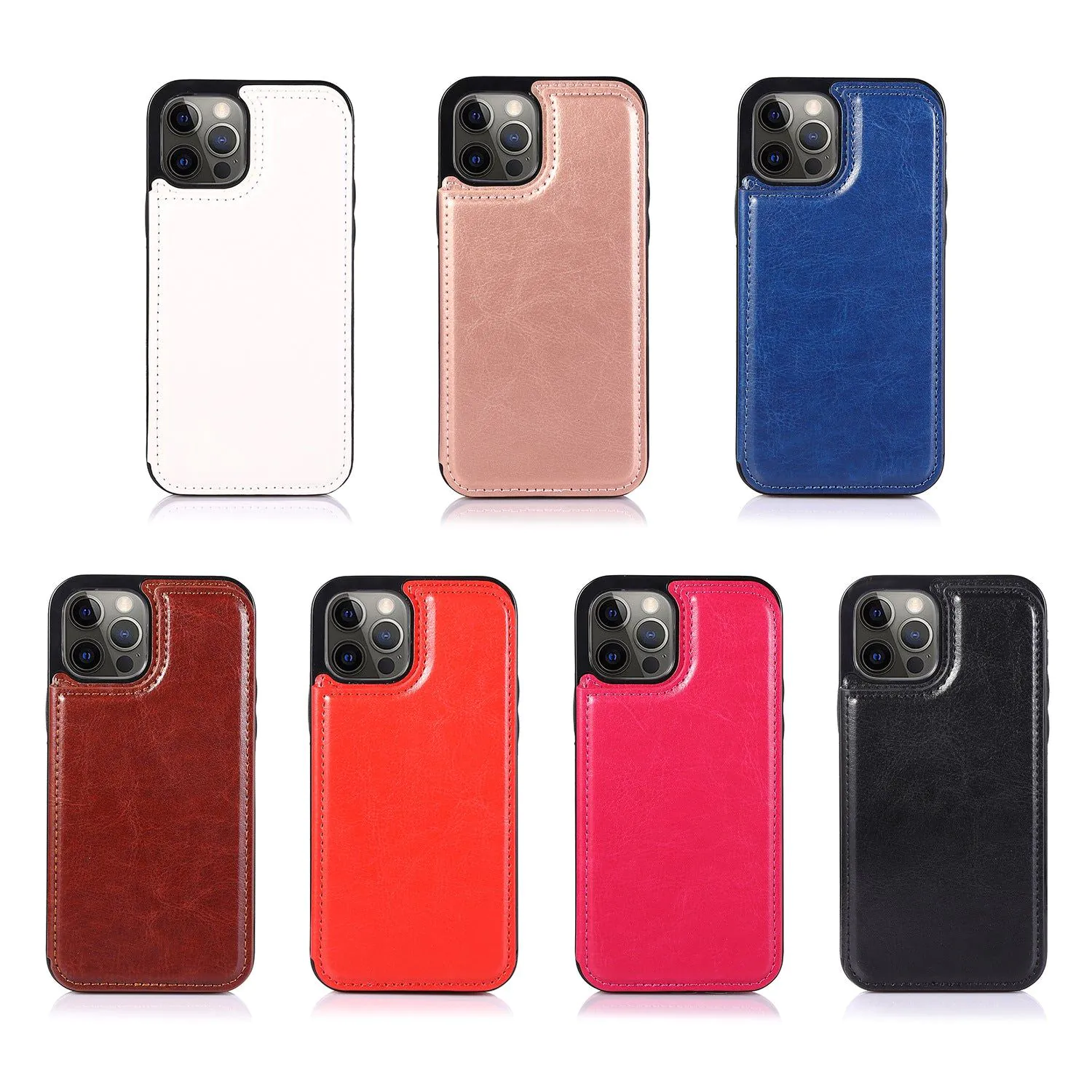 Samsung S24 Ultra PU Leather Case - Brown Anti-fall Cover