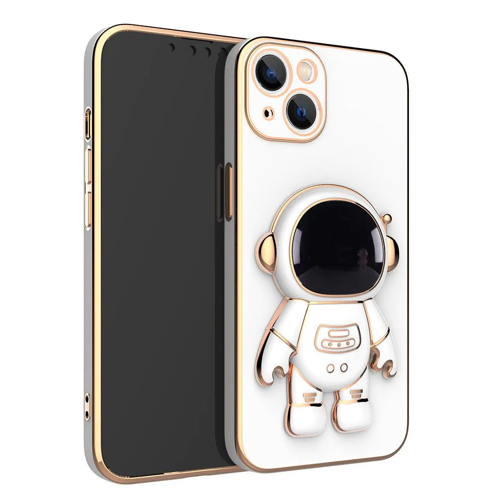 image-Nine Billion Dreams iPhone 14 Pro Max Case - White 3D Astronaut Protective Cover