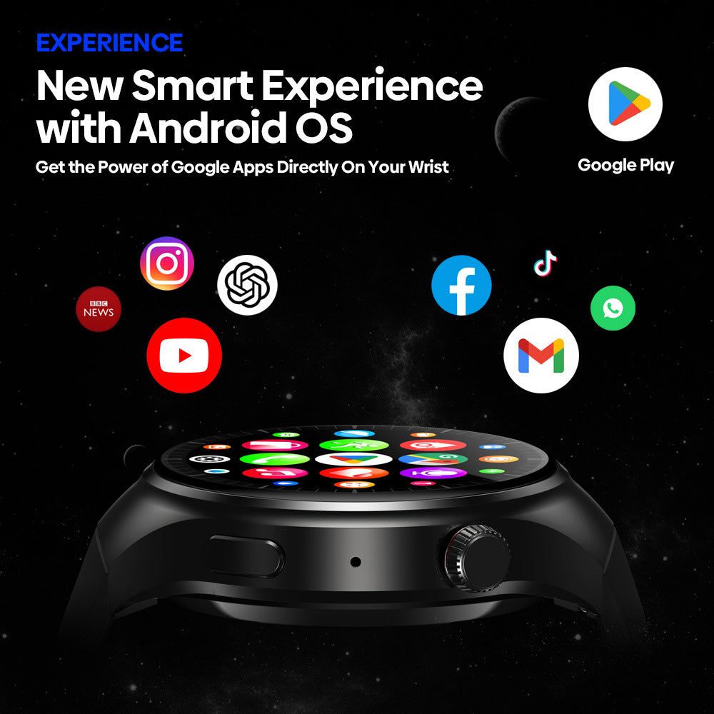 image-Zeblaze Thor Ultra Smartwatch - AMOLED 4G WIFI Android 