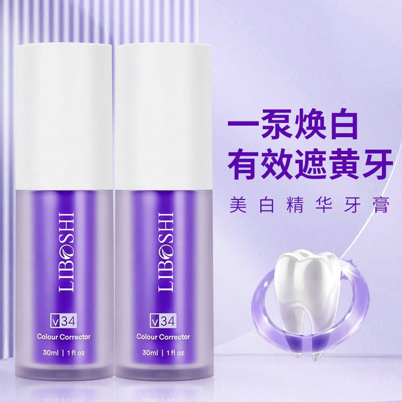 image-Dr. Li Whitening Toothpaste V34 Purple 30ml