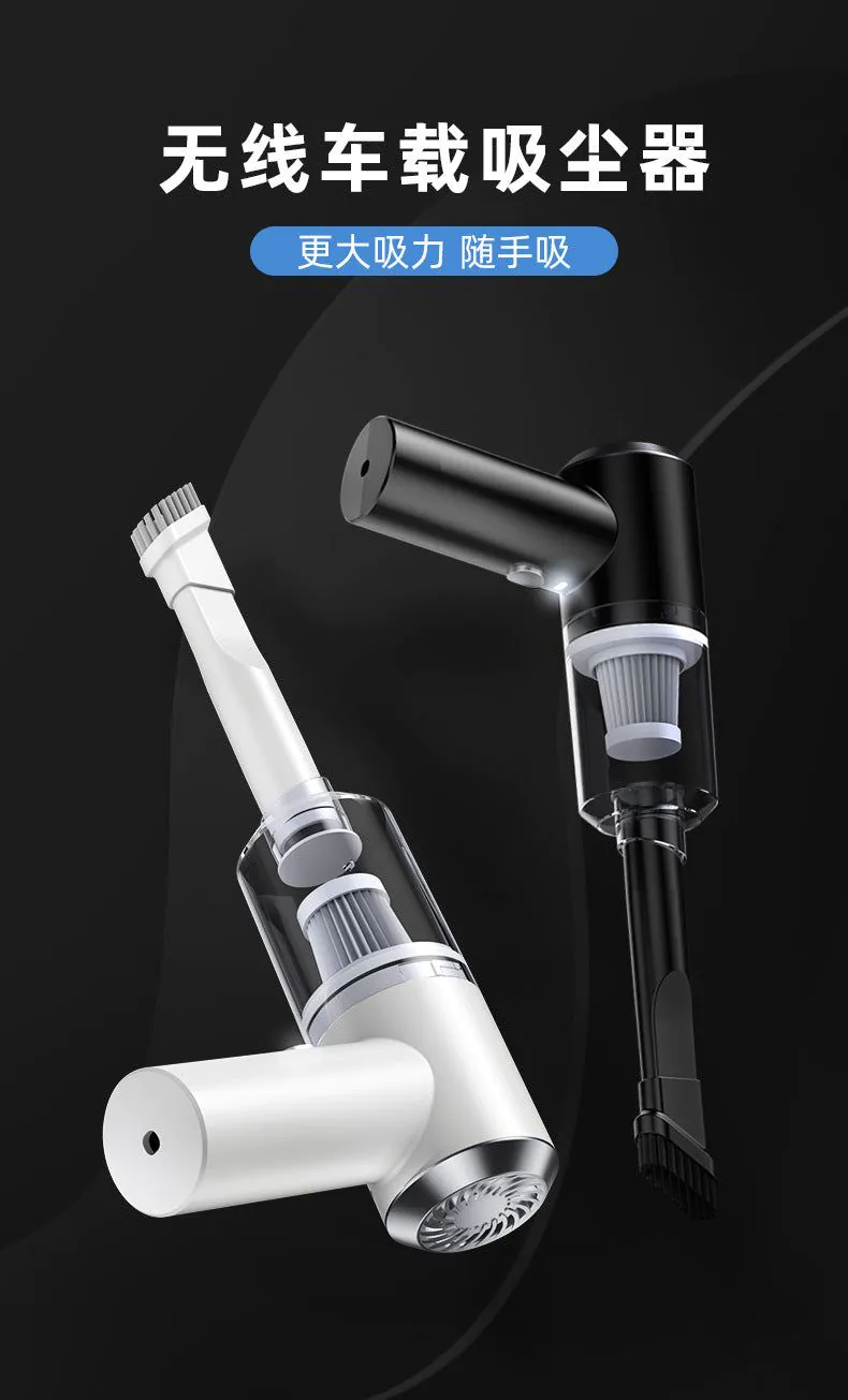 image-Cordless Car Vacuum Cleaner - 6000PA Handheld 
