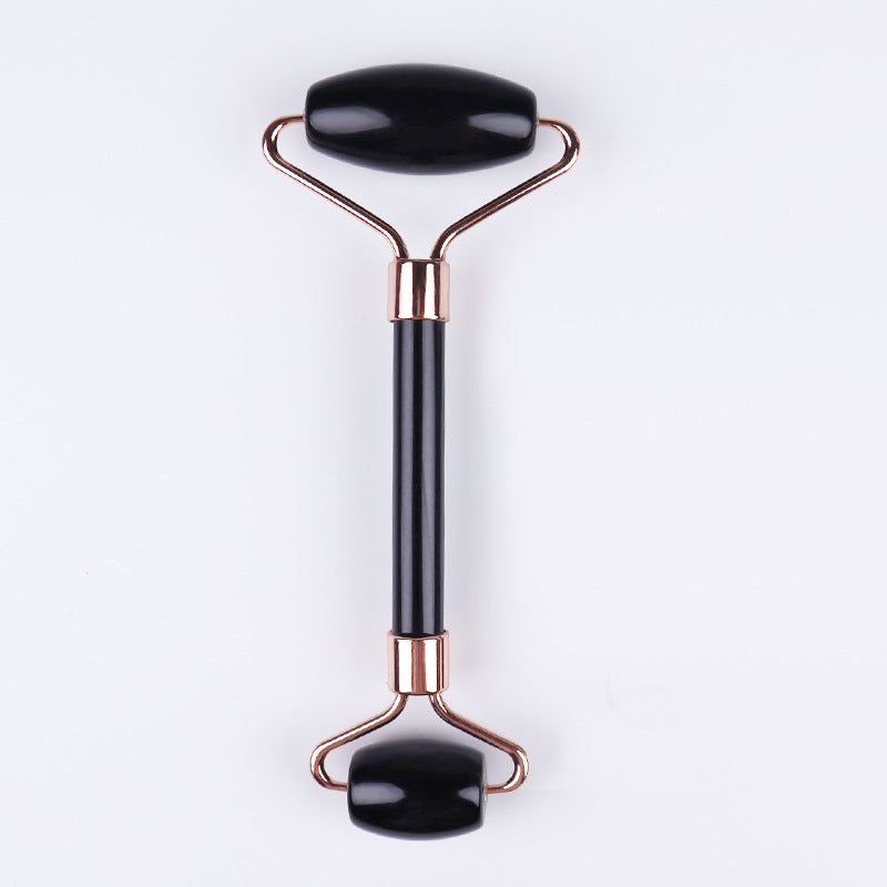 image-Hot Selling Pink Crystal Jade Roller Massage Set 