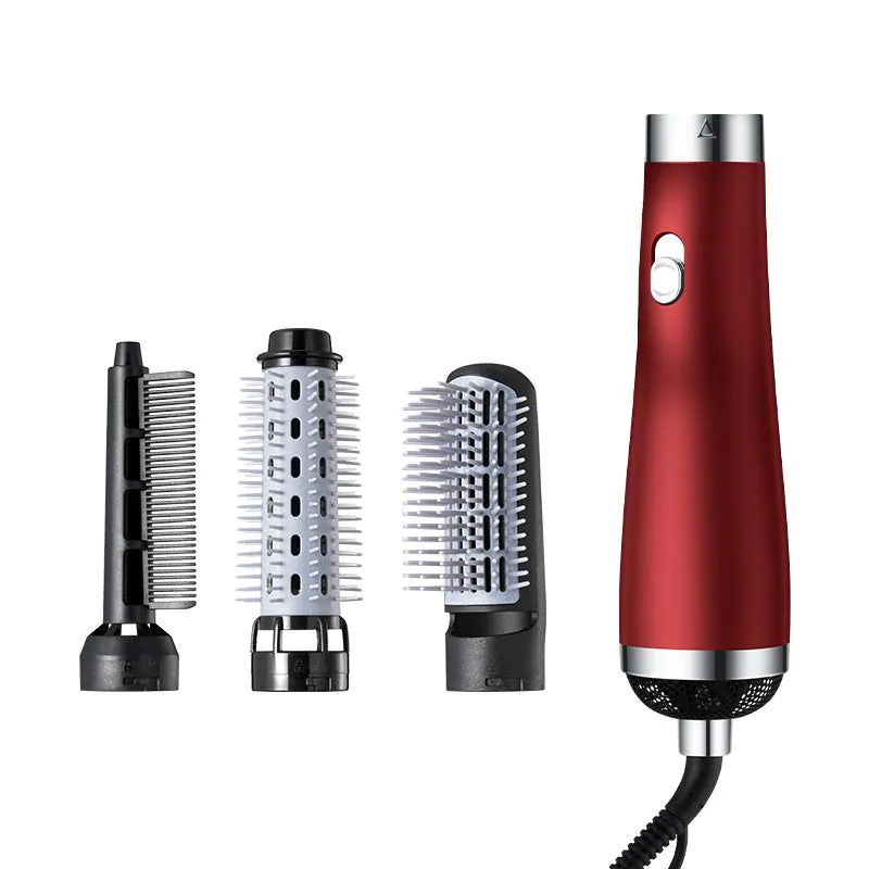 image-Multi-in-1 Hair Dryer Straightener Curler - 750W White