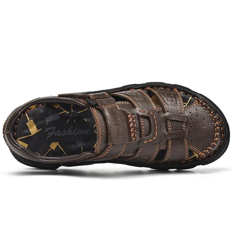 image-Tuttle Men's Cork Sandals - Black Size 48 