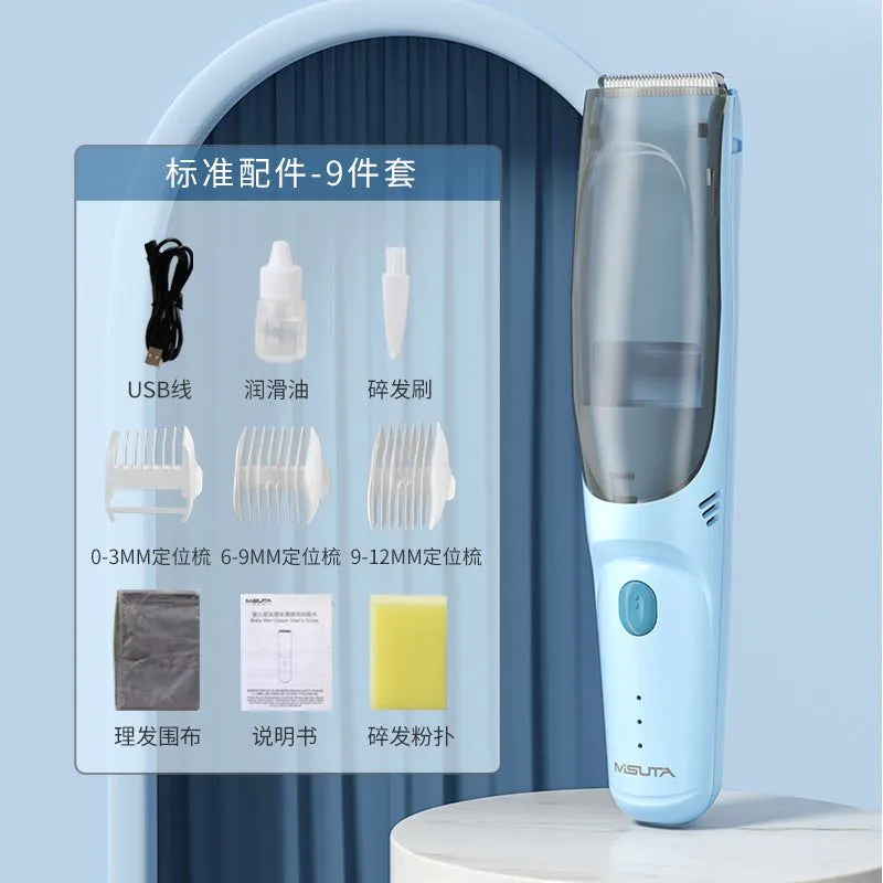 Misuta Baby Hair Clipper Rechargeable - White Dual Motors