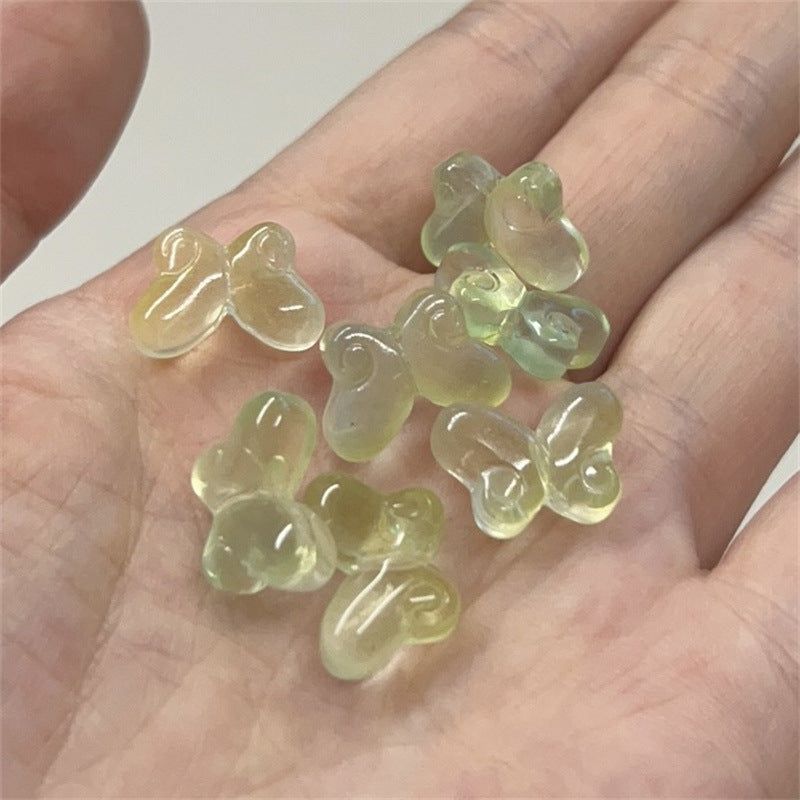 image-Glaze Butterfly Beads 10x14mm Vertical Hole 