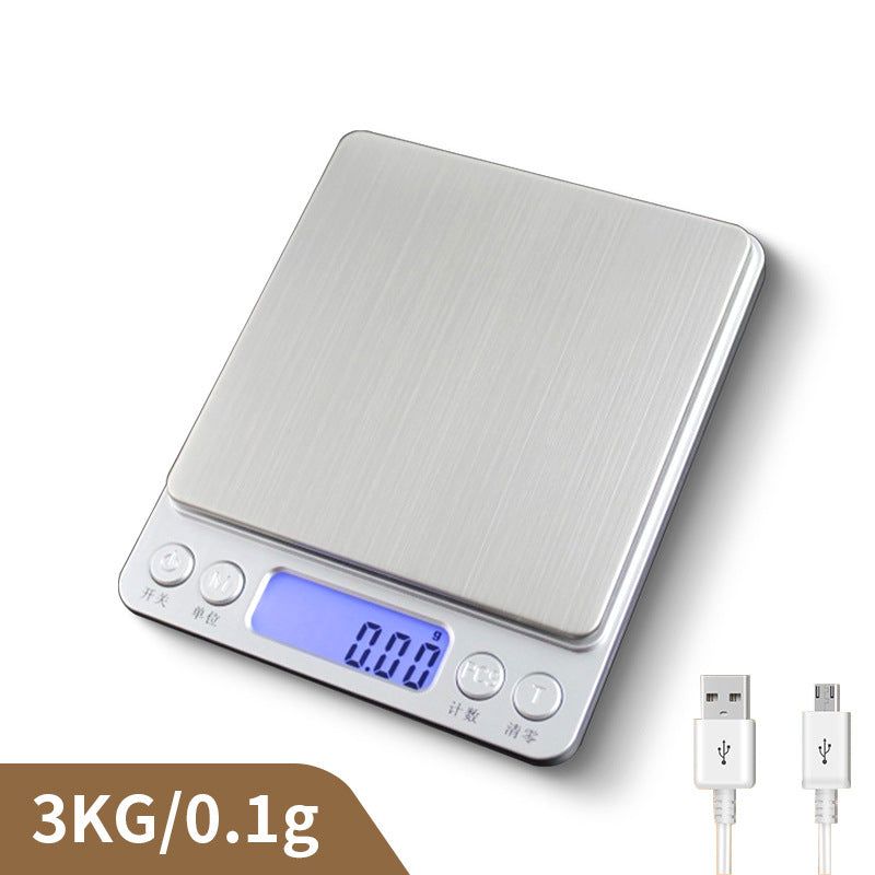 image-Beiyue i2000 Kitchen Scale 3kg Stainless Steel