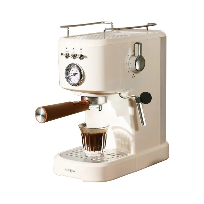 image-Konka Semi-Automatic Espresso Machine - Milk Frother
