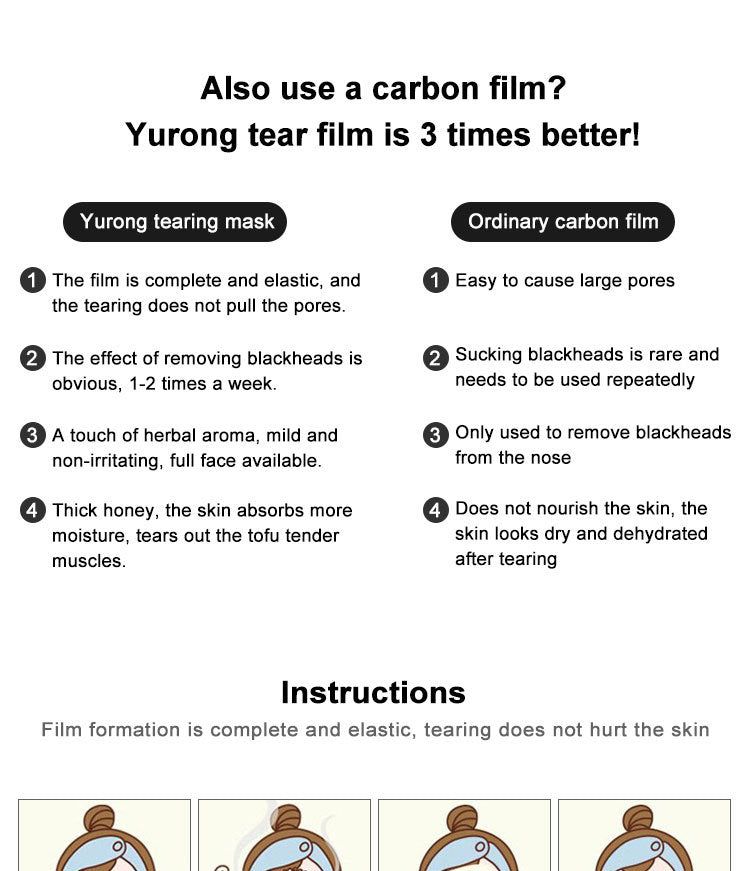 image-La Milee Yurong Peel Off Mask 60g Blackhead