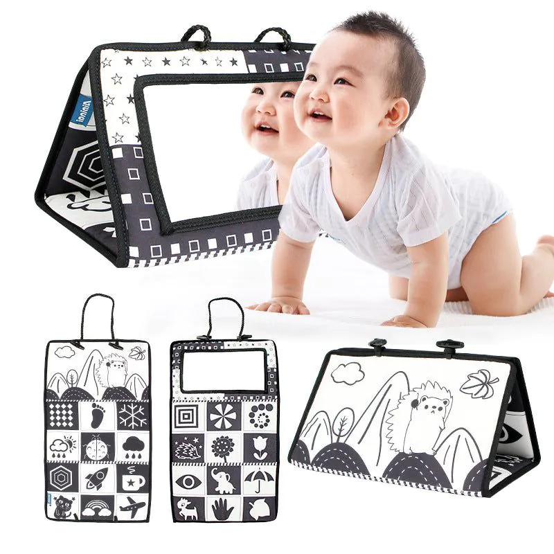image-Aipinqi Baby Fun Mirror - Orange Foldable Toy