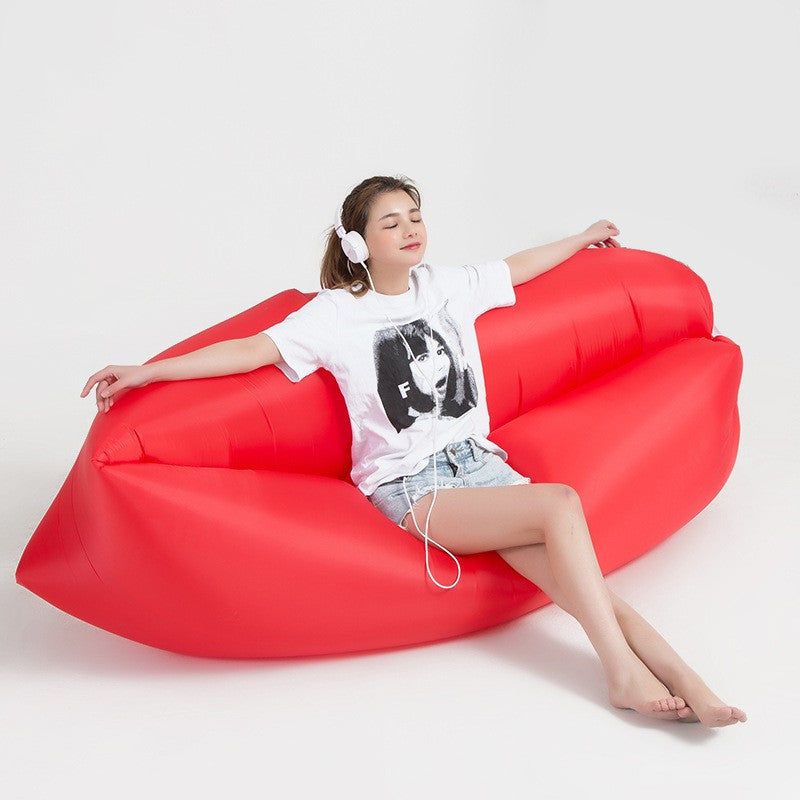 image-Outdoor Inflatable Sofa Air Bed Deck Chair