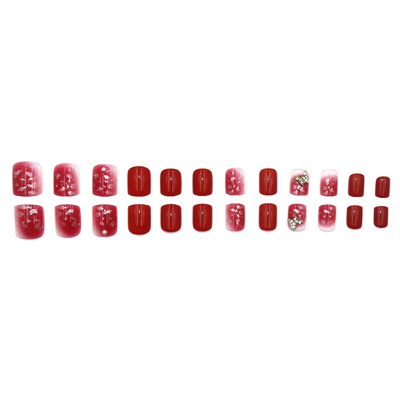 image-Fake Nails - Star Pattern Wearable Glue-On Nails