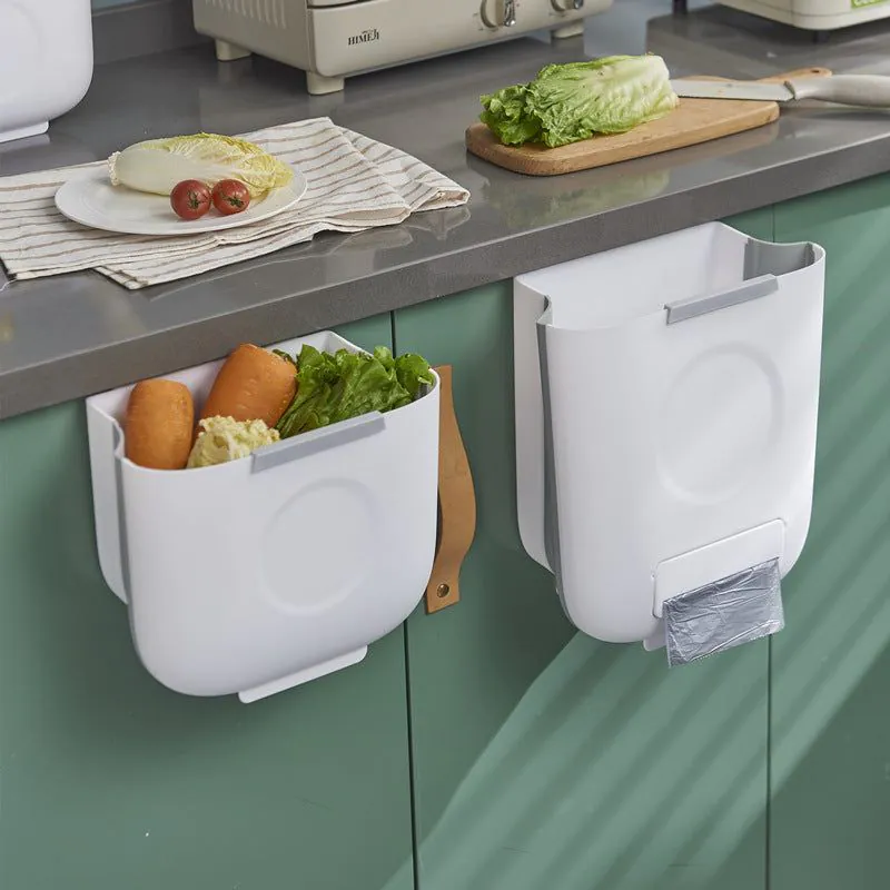 image-Jin Xiaoyou Foldable Trash Can 12L Green