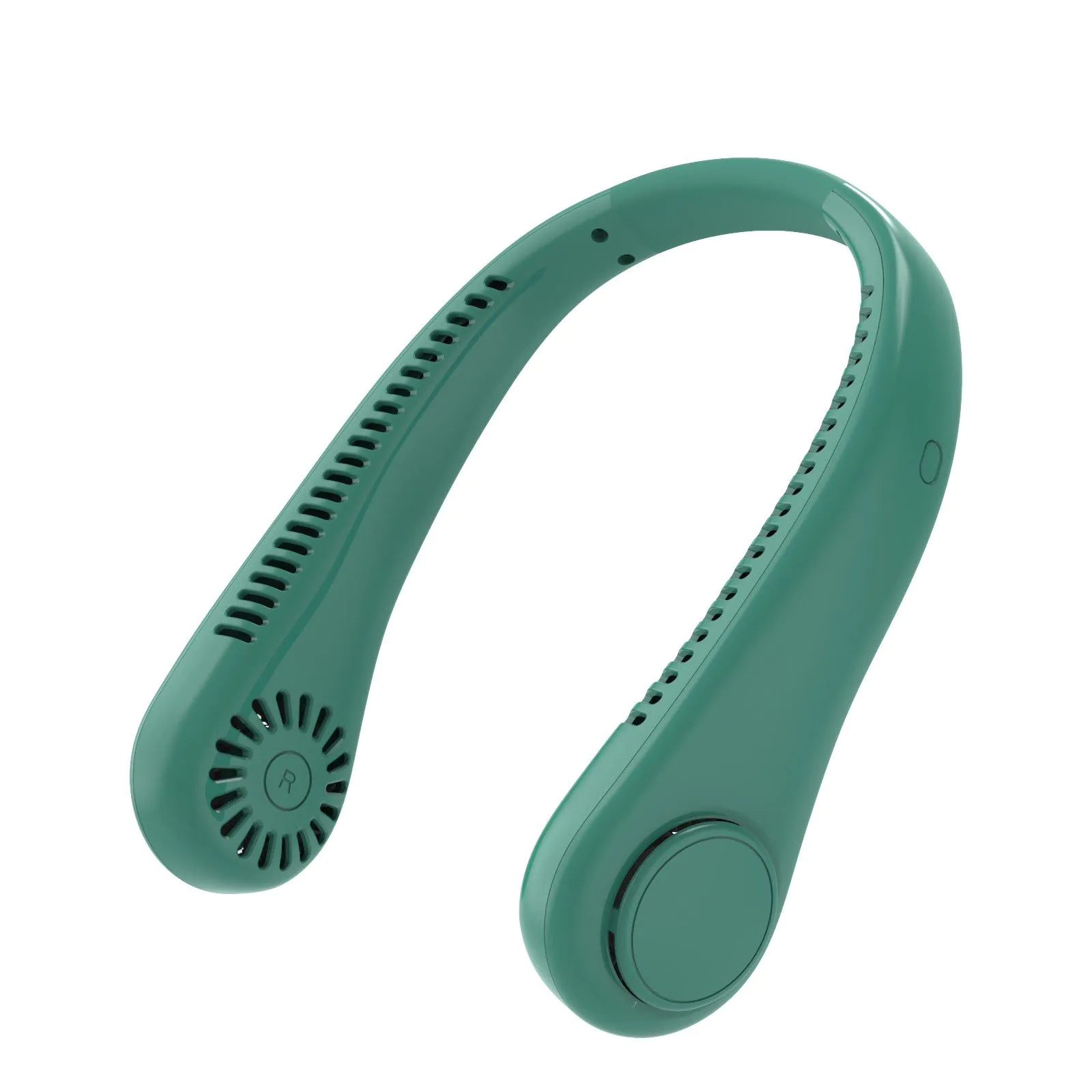image-Hanging Neck Fan - Leafless Portable 3-Speed USB
