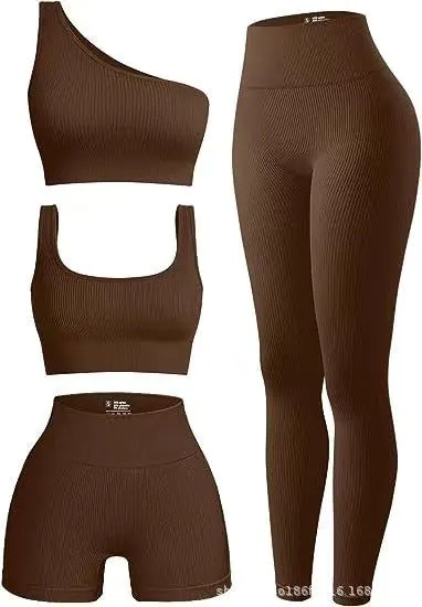 image-Threaded Yoga 4-Piece Set
