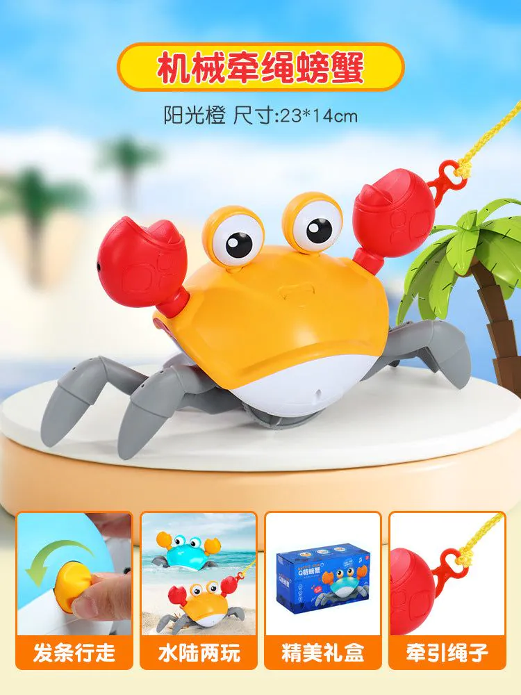 image-Sensor Escape Crab Toy - Orange Induction Interactive