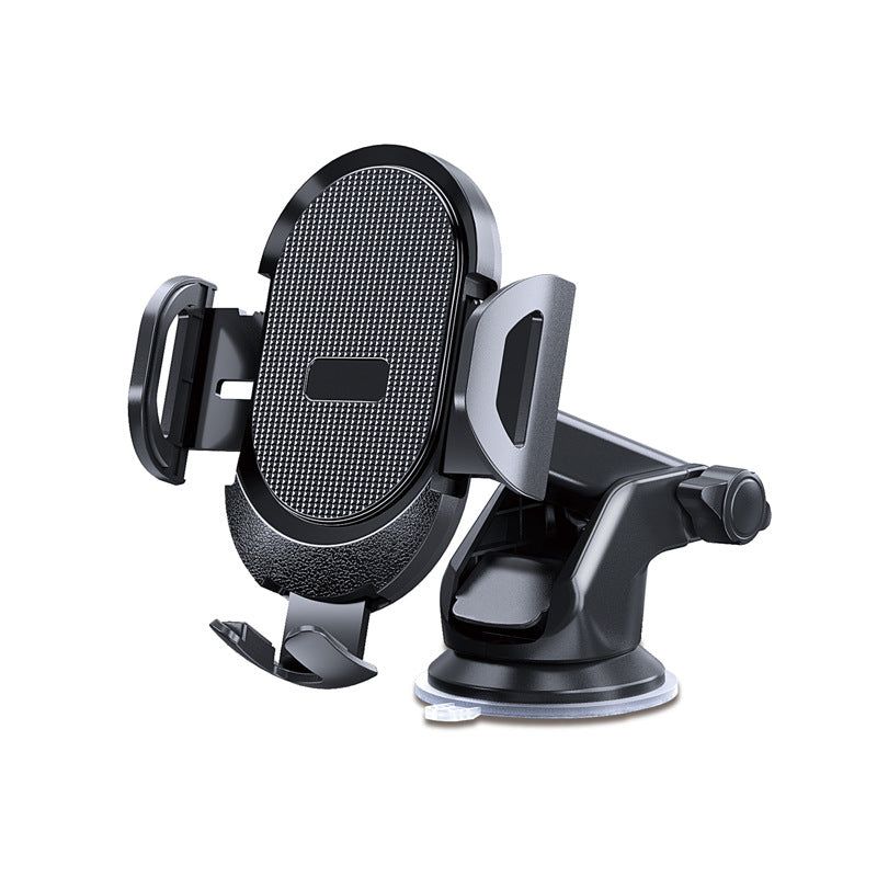 image-High-End Car Phone Holder with Suction Cup - Multi-Function Dashboard Mount