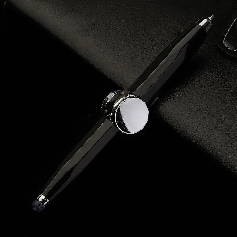image-Fidget Spinner Pen - Luminous Rotating Stress Relief 