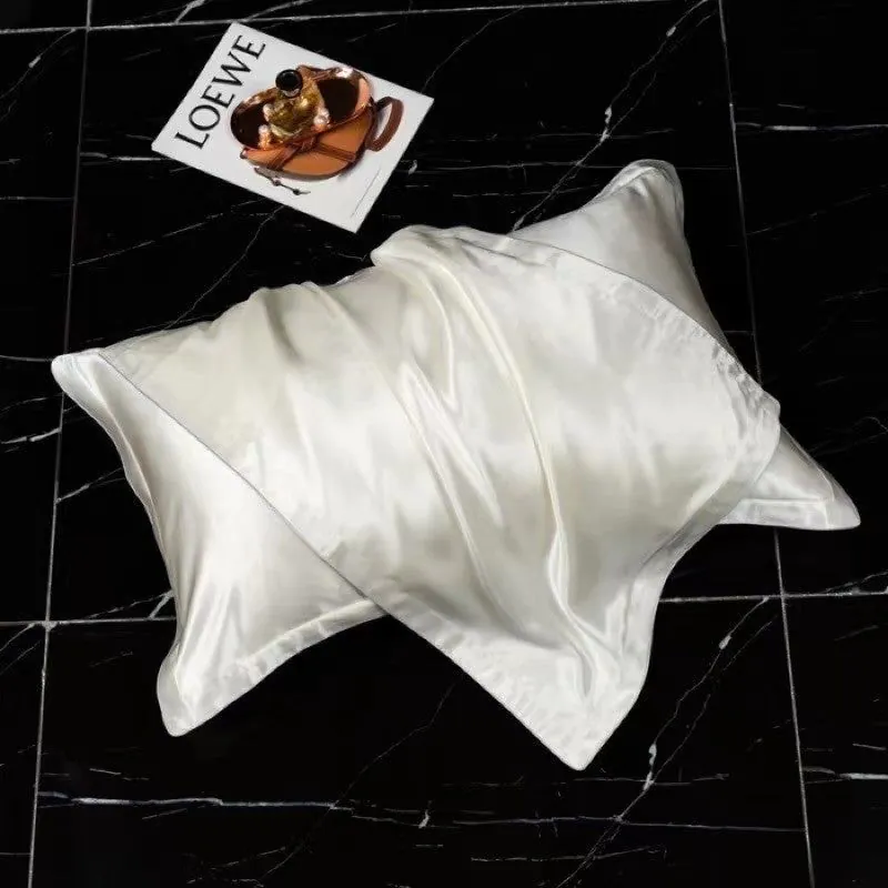 image-RUNSURE Mulberry Silk Pillowcase 48x74cm White