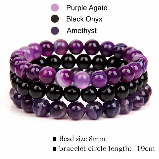 image-Raycom Pink Crystal Agate Bracelet - Women
