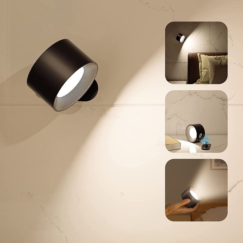 image-USB Rechargeable LED Wall Lamp - Touch Magnetic