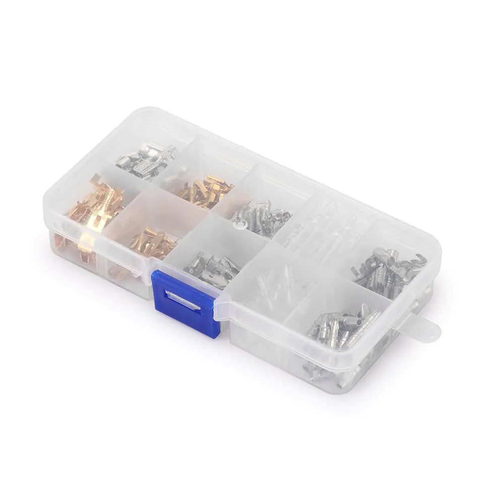 image-150pcs Car Spade Connector Kit - 2.8mm to 6.3mm Crimp Terminals