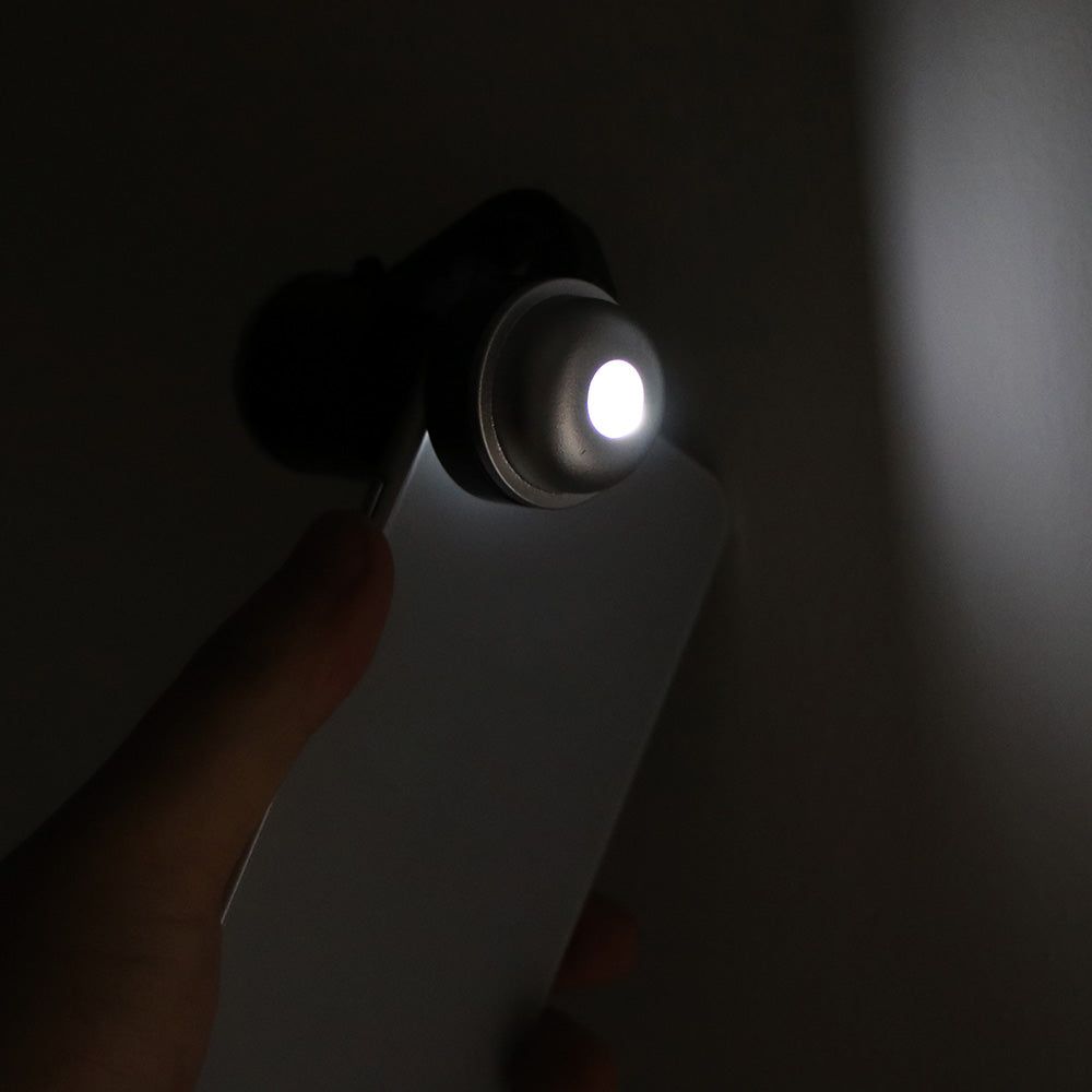 image-Universal 30X Optical Zoom Mobile Phone Microscope with LED Light
