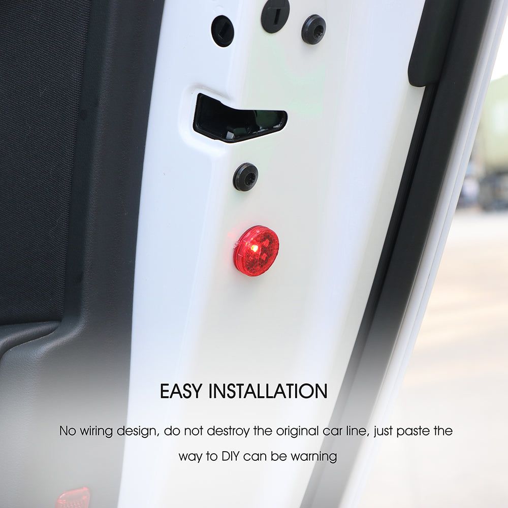 image-Car Door Warning Light - Wireless LED Red