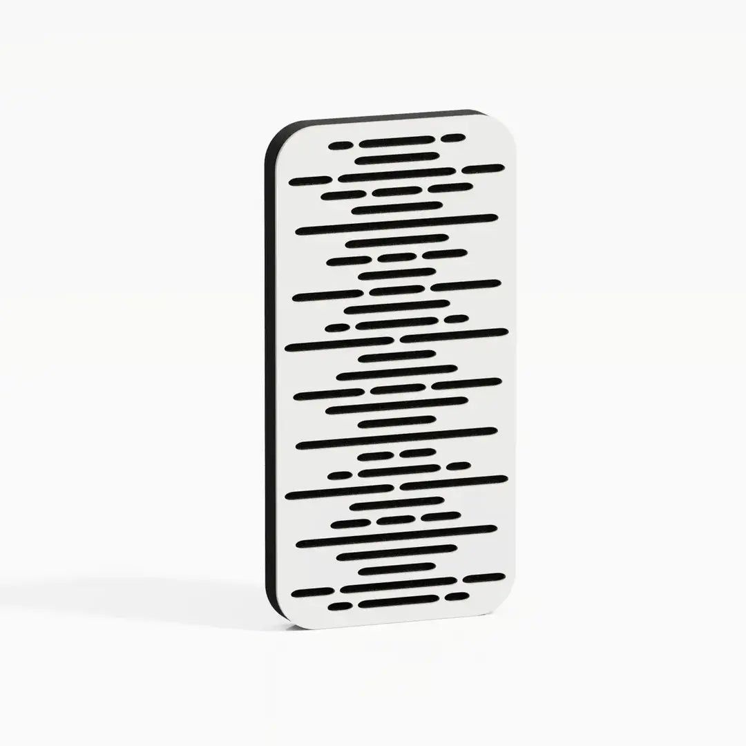 image-Mini Acoustic Panel WAVE 18 - Soundproofing 46x23cm MDF Foam 