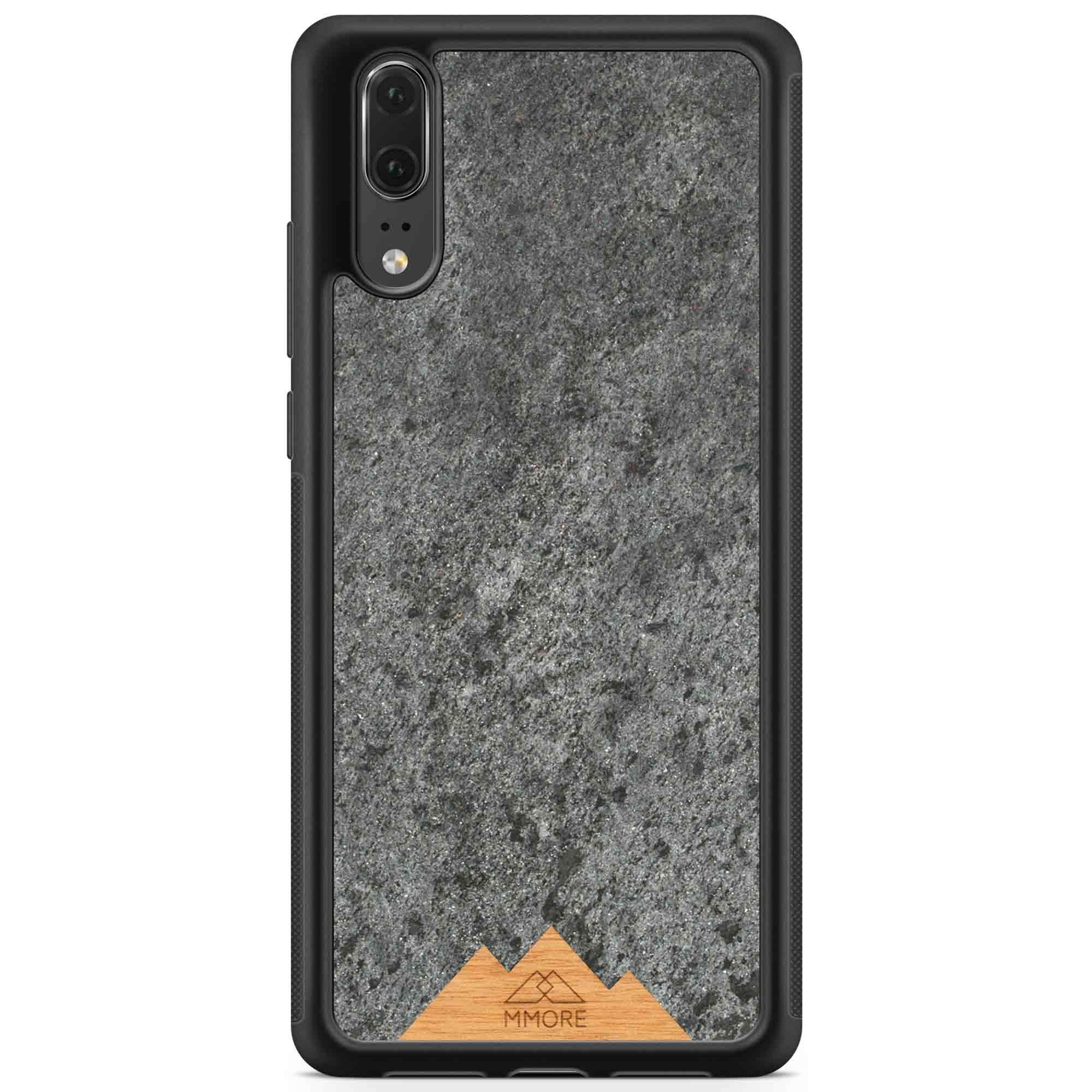 image-Mountain Stone Phone Case - Grey Sparkly Natural Stone Case
