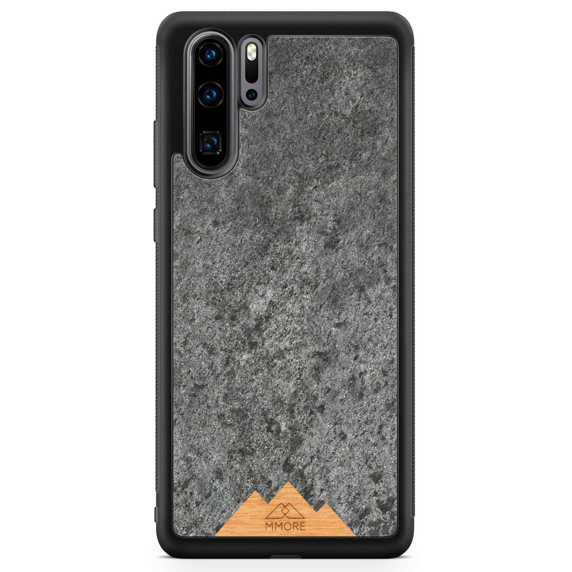 image-Mountain Stone Phone Case - Grey Sparkly Natural Stone Case