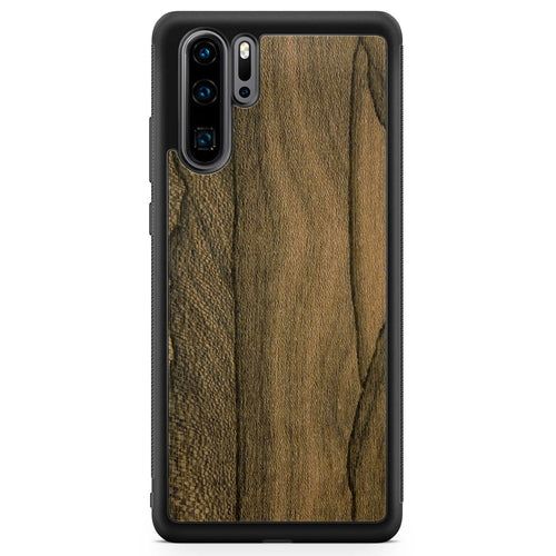 image-Ziricote Wood Phone Case - Handmade Slim Wooden Cover 