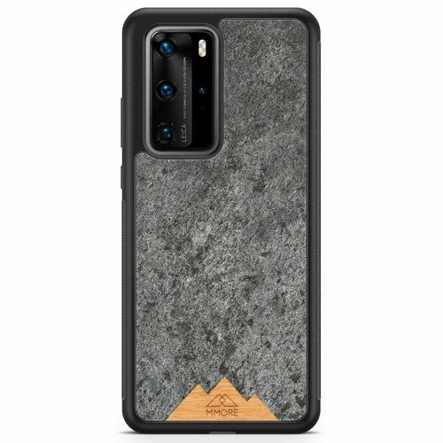 image-Mountain Stone Phone Case - Grey Sparkly Natural Stone Case