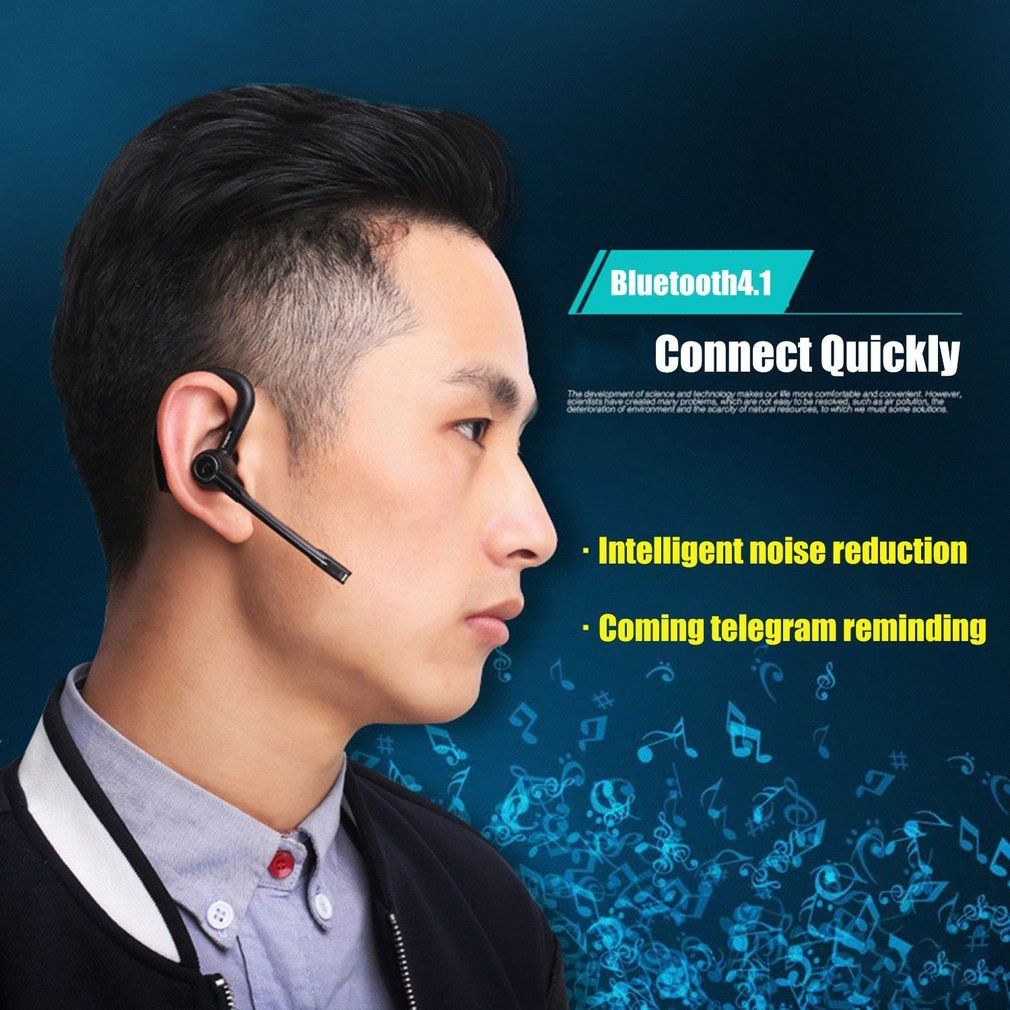 image-Business Wireless Bluetooth Headset - Hands-Free Car Earphone