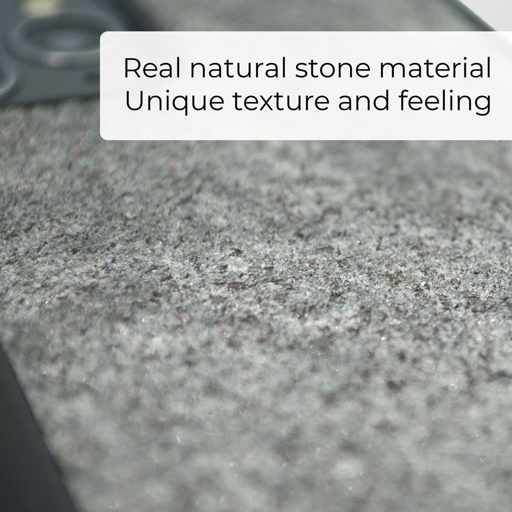 image-Mountain Stone Phone Case - Grey Sparkly Natural Stone Case
