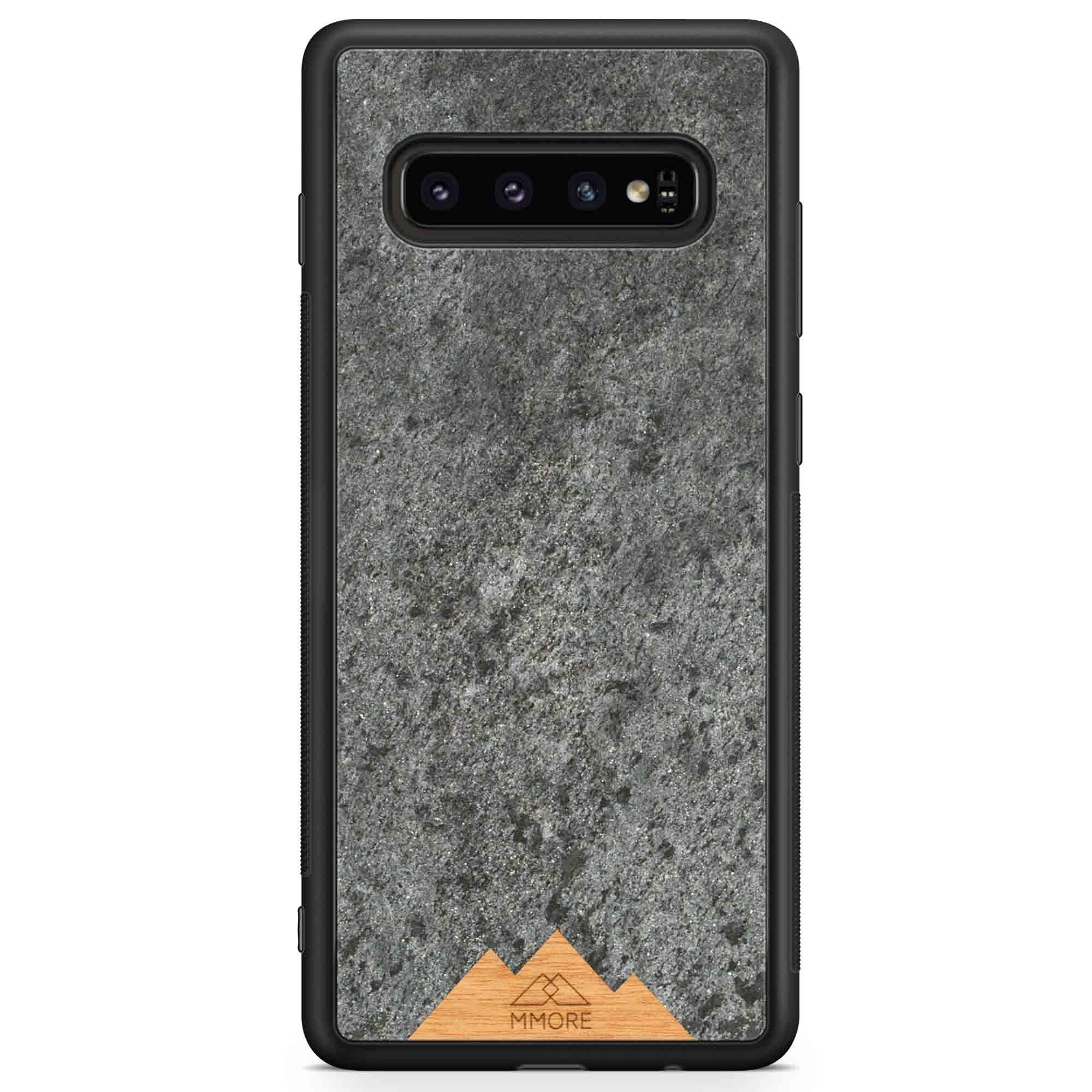 image-Mountain Stone Phone Case - Grey Sparkly Natural Stone Case