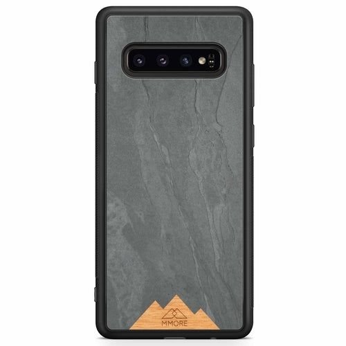 image-Mountain Stone Phone Case - Grey Sparkly Natural Stone Case