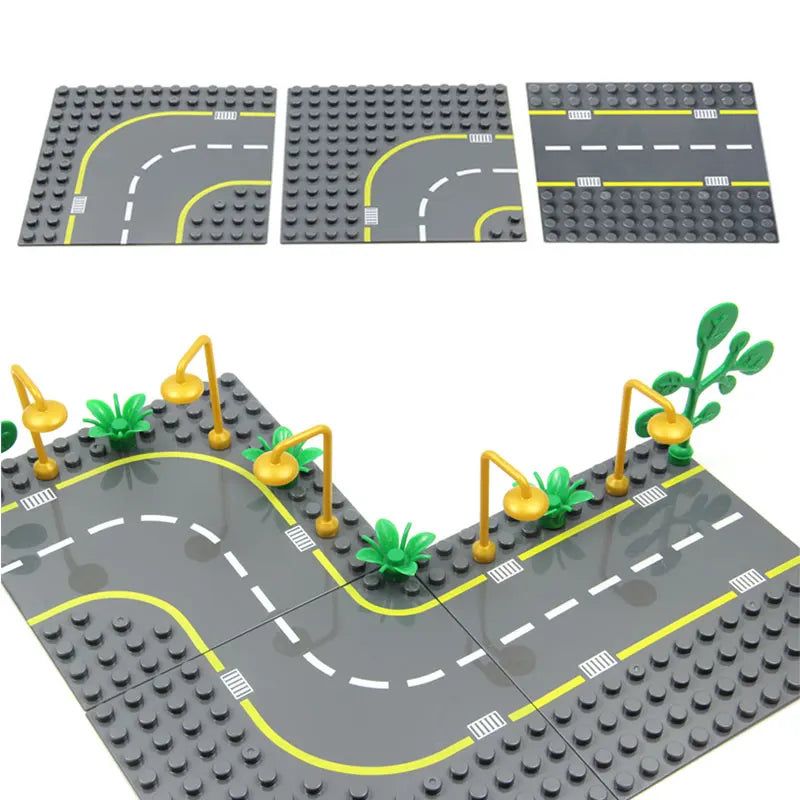 image-Yiuiuly Eco-Friendly Base Plate Blocks - Creative Play Building Set