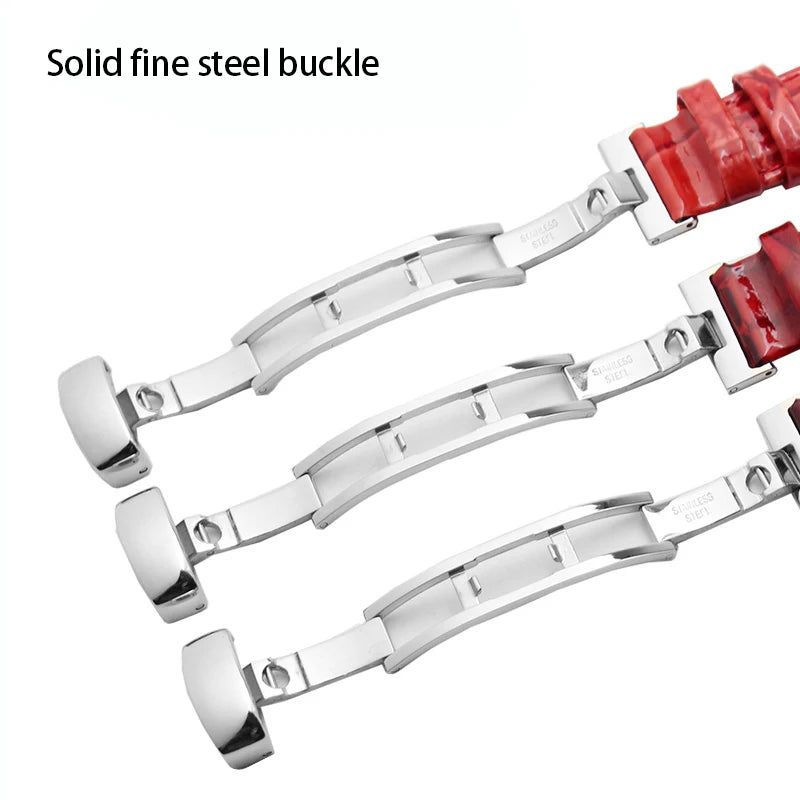 image-Kaidini Leather Watchband - Cow Leather Replacement Strap