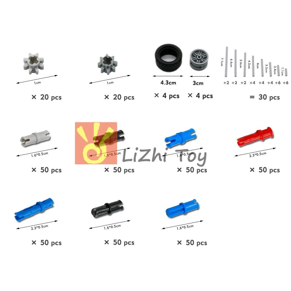 image-Jile Building Blocks Set - Compatible with Lego Ages 6+