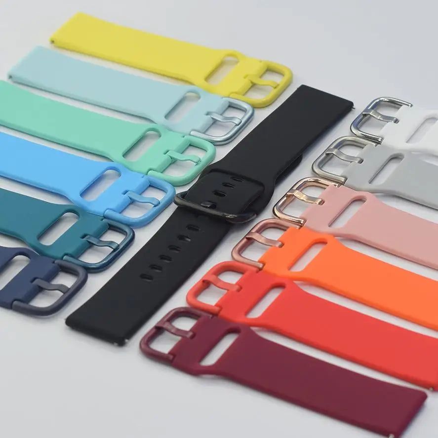 image-Chumoon Silicone Smartwatch Strap for Garmin & Samsung - Durable & Adjustable
