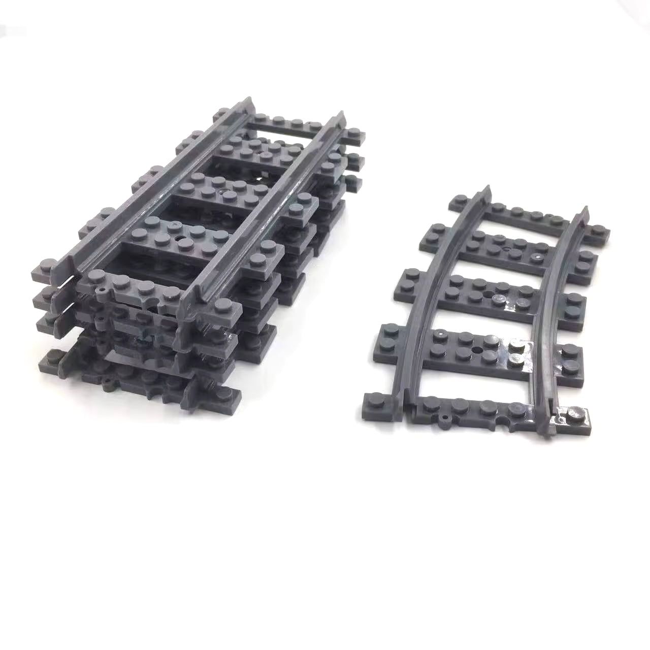 image-Mitty Train Track Building Blocks Set - 50Pcs ABS