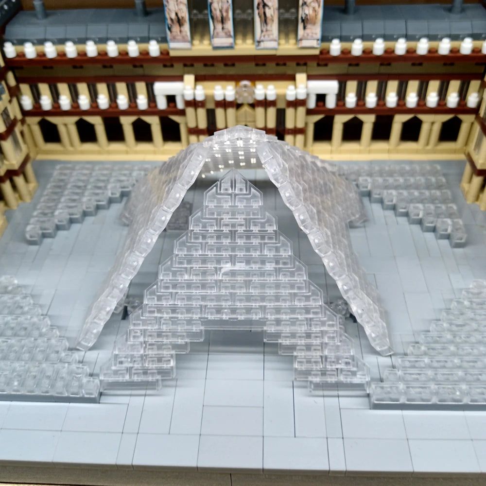 image-KNEW BUILT Louvre Micro Mini Block Set - Architectural Toy